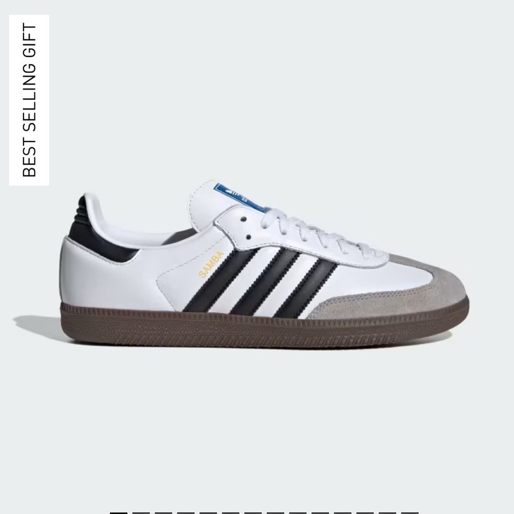 Adidas White Samba Sneakers